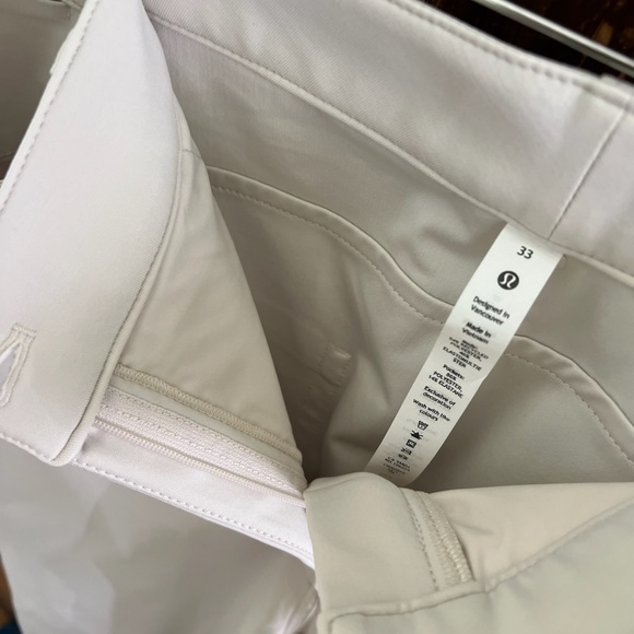 Lululemon City Sleek 5 Pocket High-Rise Wide-Leg Pant 33 White - Picture 14 of 15